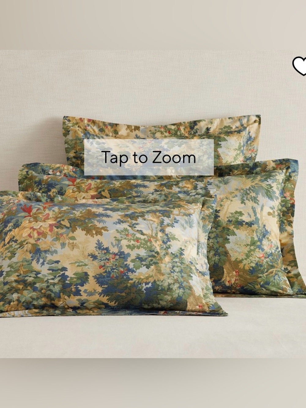EUC POTTERY BARN Greenwood Queen Duvet Cover w 2 EURO Shams used in guest room - Picture 2 of 10